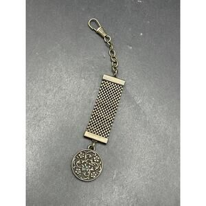 Vintage Westclox Brass Watch Fob Hunting Moose & Dog Medallion